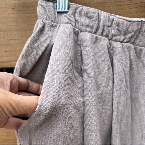 NWT Bobi Los Angeles REVOLVE pull on wide leg pants, lead/gray, size Small - Picture 4 of 16